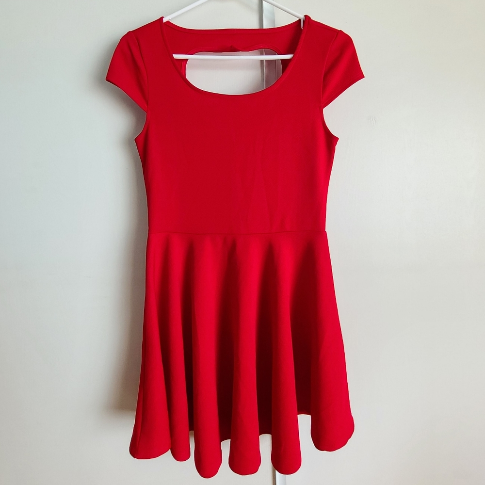 Red Skater Dress